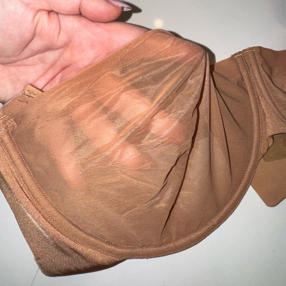 NWT SKIMS NO SHOW UNLINED BALCONETTE BRA - Ochre, 42DD - Picture 3 of 5